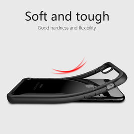 2 In 1 TPU PC Clear Back Cover case for iPhone 8