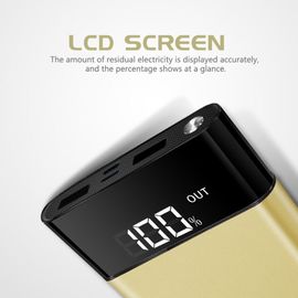 12000mAh Portable Charger, LED Display Ultra Slim Power Bank,High Capacity External Battery Pack