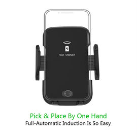 High quality 2A Fast Charging Wireless Car Holder Infrared Sensing Wireless Charging Phone Holder